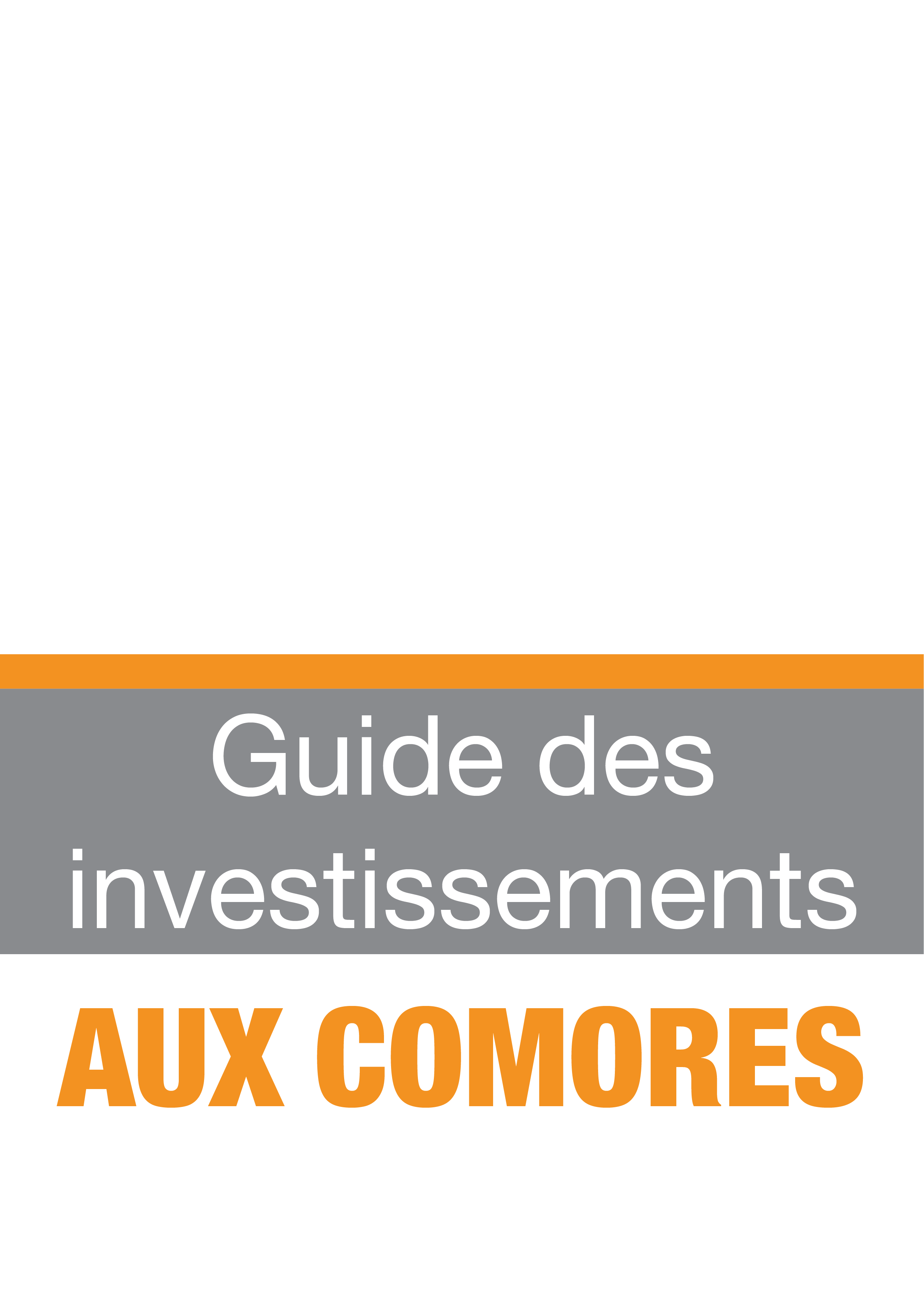 Guide des investissements des Comores